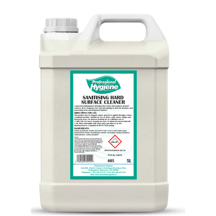 Professional Hygiene Hard Surface Cleaner 2X5LTR