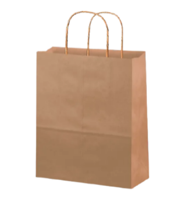 Twist Handle Paper Carrier bag Kraft Brown 11