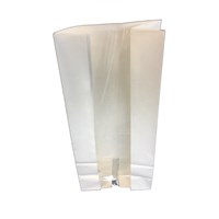 WHITE TREAT BAG WITH LONG WINDOW (L)250mm (W)150mm (H)95mm