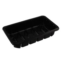 C3-45 BLACK UNPADDED TRAY (L)220mm (W)130mm (H)45mm